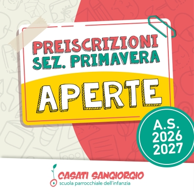 PREISCRIZIONI 2026/27